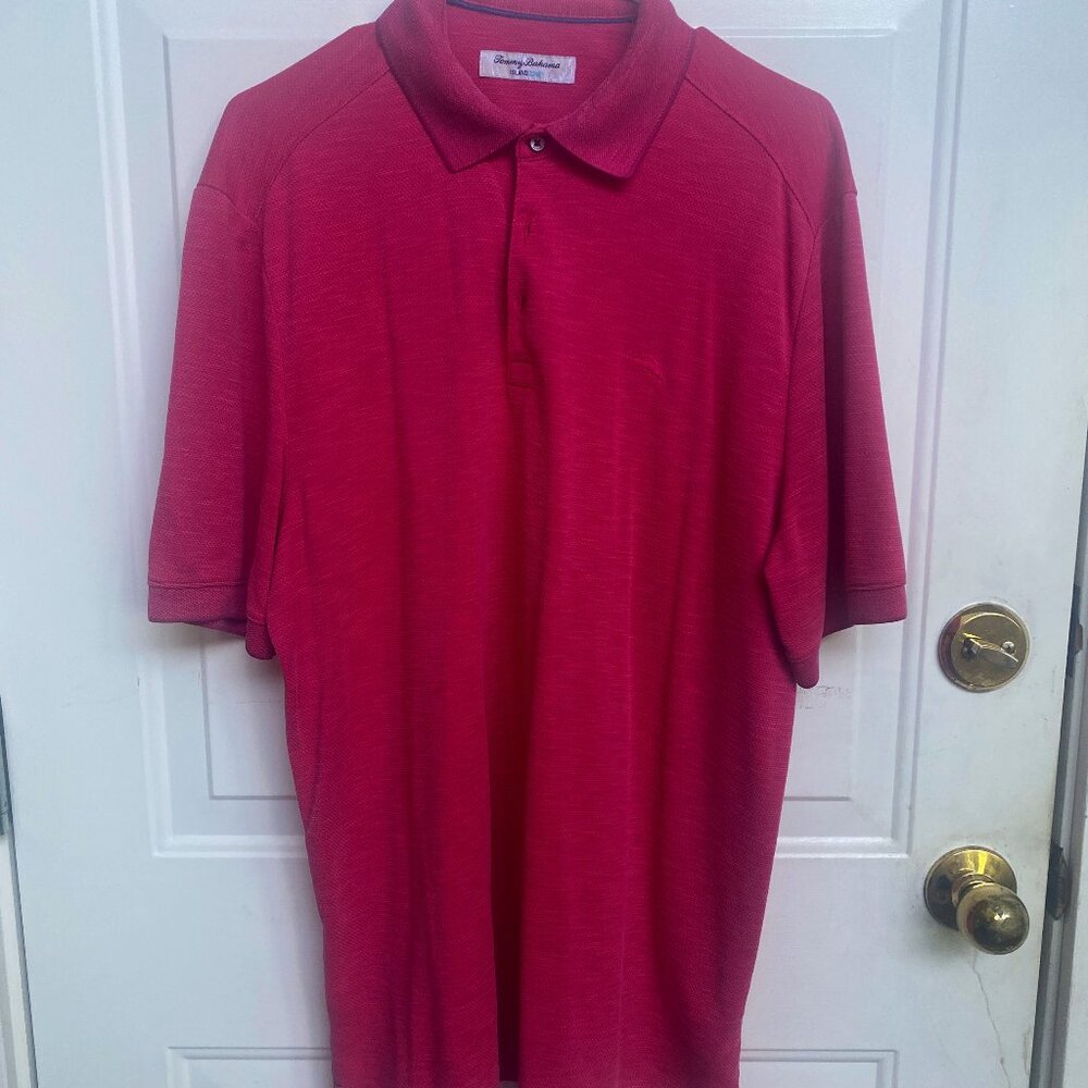 Tommy Bahama Island Zone Pink Shirt Men’s L